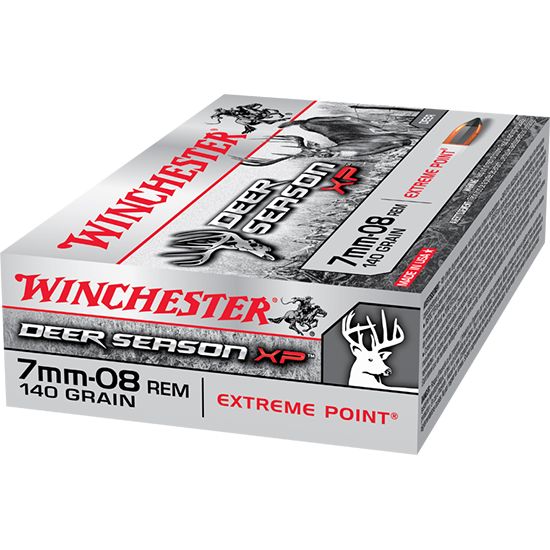 WIN DEER SEASON XP 7MM-08 140GR 20/10 - Ammunition